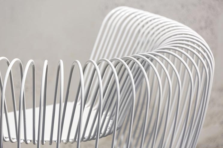 Détail fauteuil bubble de concept urbain - Réalisation Girod Group