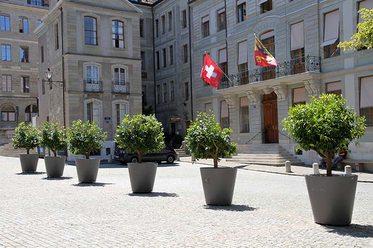 Fleurissement urbain Genève urbanature Atech