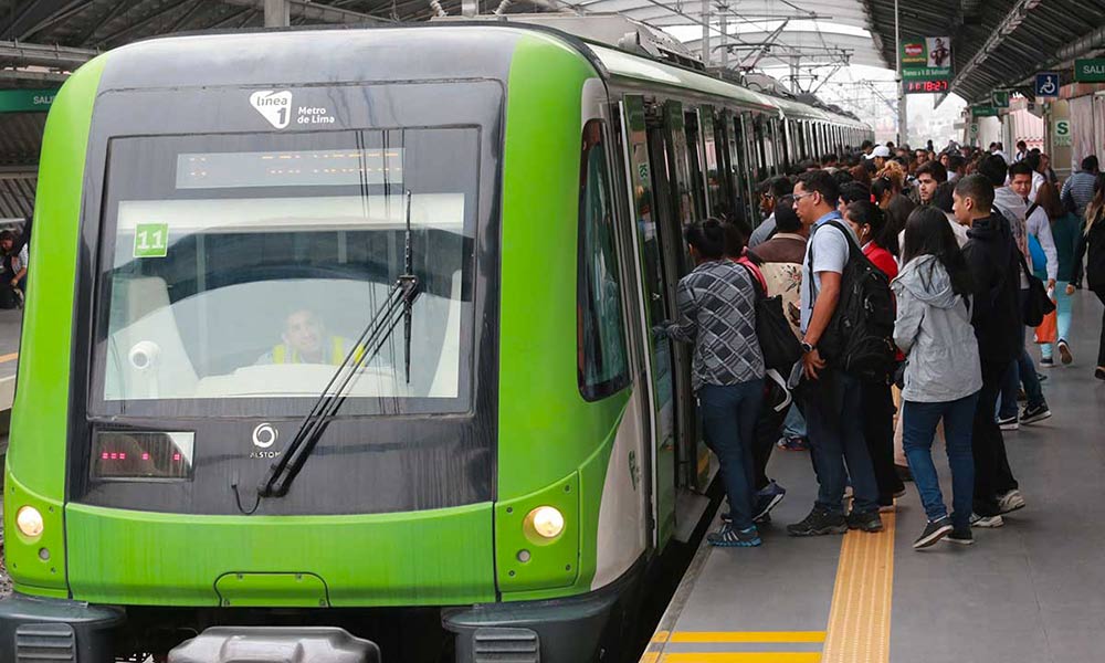 Signalétique du métro de Lima - Réalisation Girod Group