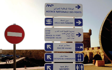 signalisation ports marocains